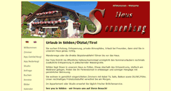 Desktop Screenshot of haussonnenhang.com